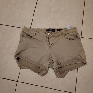 Hollister Women's Beige Jean Shorts